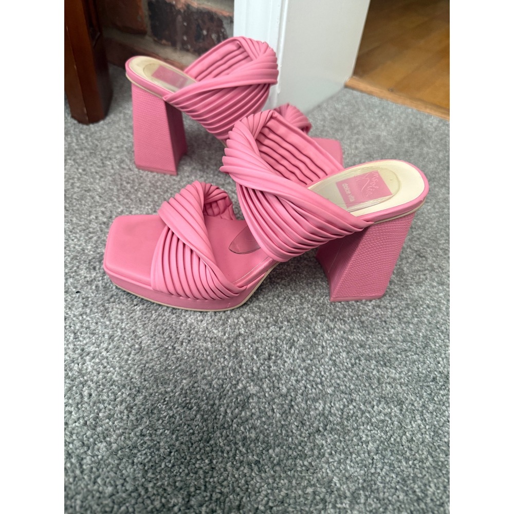 Dolce Vita Pilton Heeled Sandal Pink Sz 7.5